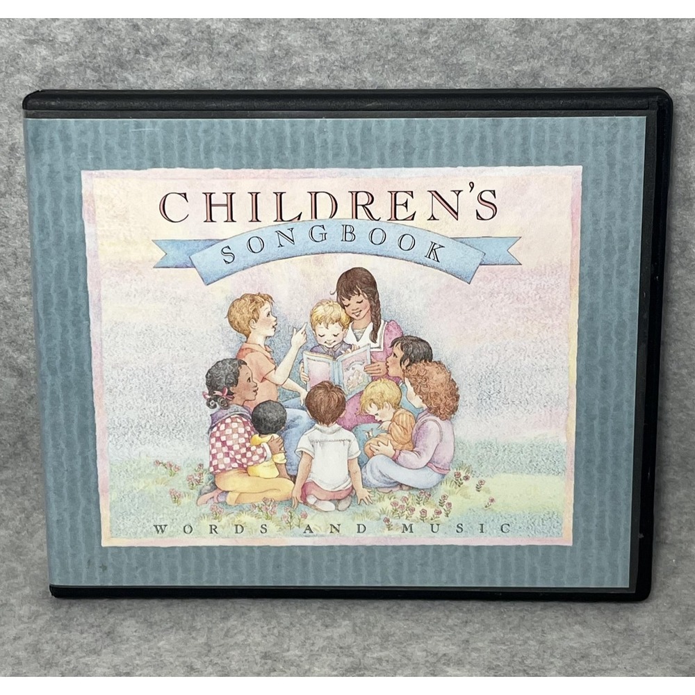 LDS Childrens CD Songbook Words Music 5 Disc Box Set 2002 Mormon Christian‎ Blue